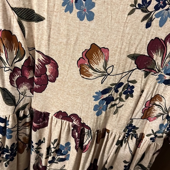 Terra & sky floral top - Picture 6 of 7